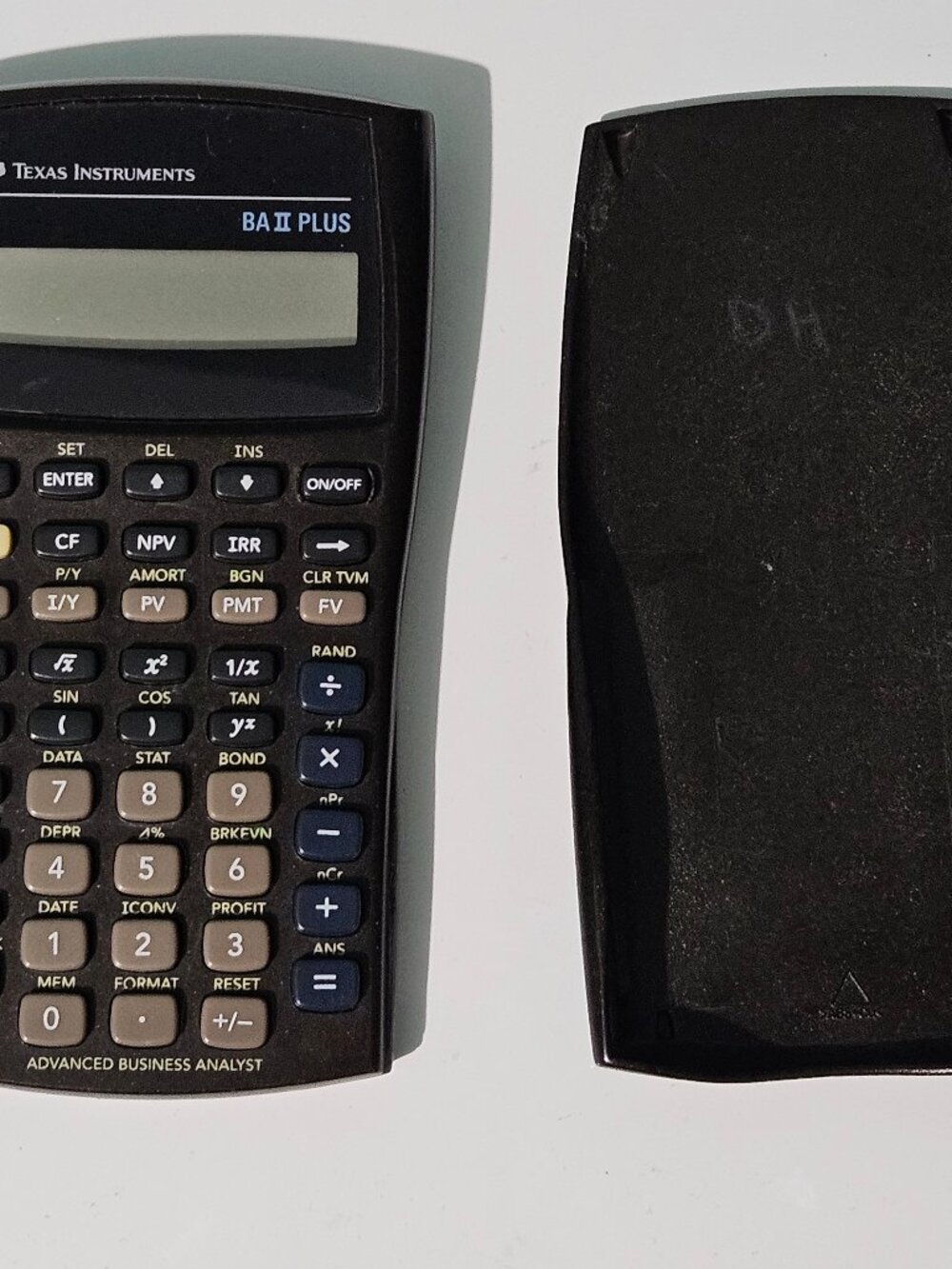 Texas Instruments BA II Plus Business Analyst Calculator Financial Brown Tested